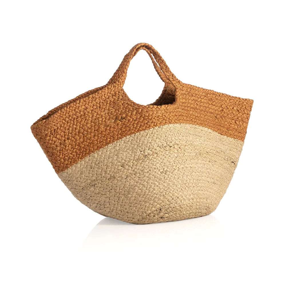 Becca Jute Beach Tote Opal Tides