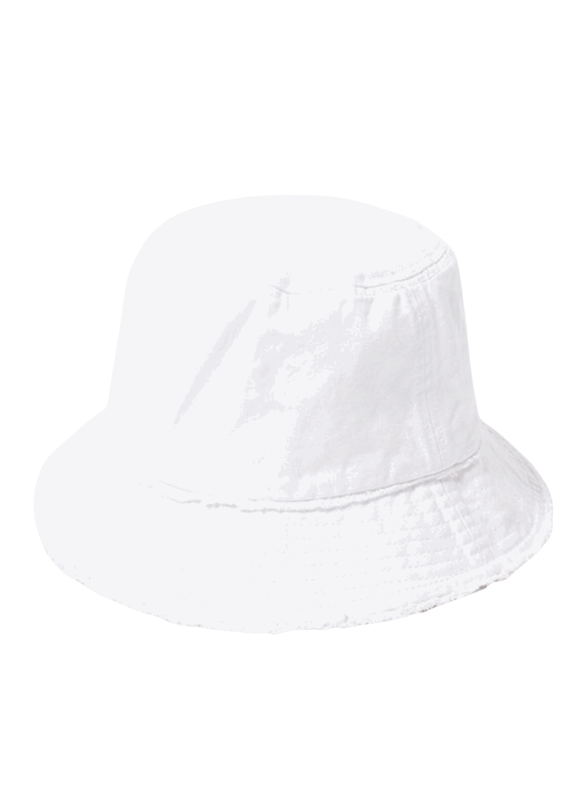 Distressed Frayed Bucket Hat Opal Tides