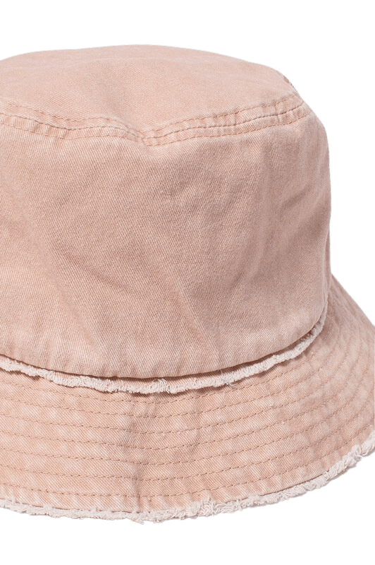 Distressed Frayed Bucket Hat Opal Tides