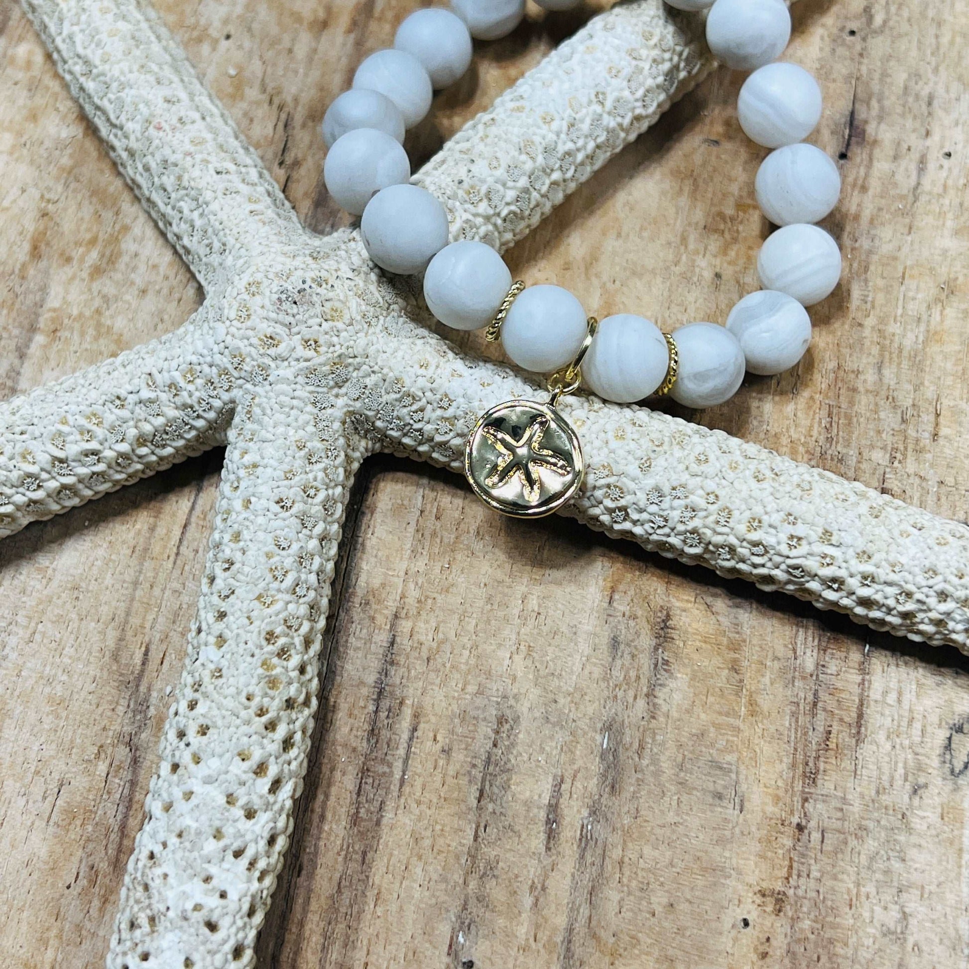 Sand Dollar Bracelet Opal Tides