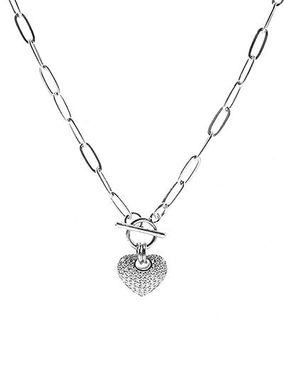 Heart of Diamonds Necklace